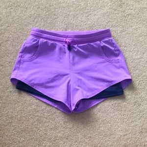 all in motion girls running shorts!